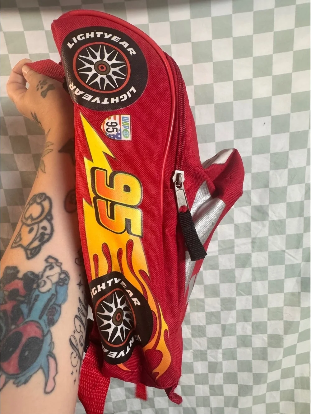 Disney Pixar Cars Lightning McQueen Kids Backpack